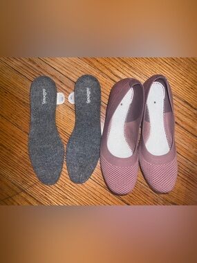 Allbirds Women’s Tree Breezers Ballet Flats Mauve Pink Size 8.5